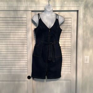 VENUS Dark Blue Denim Dress
